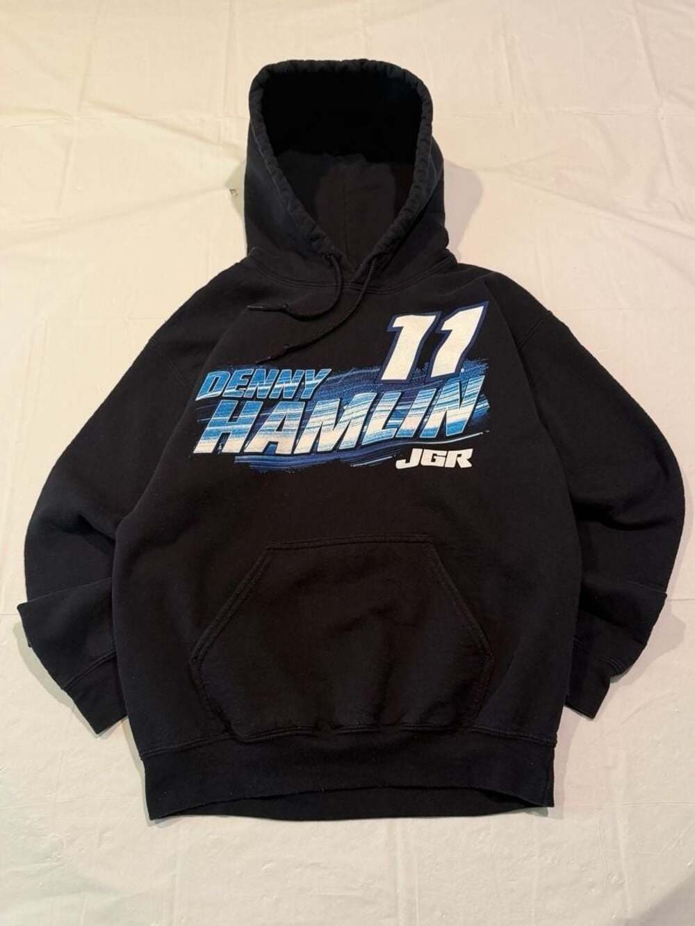 Denny Hamlin #11 Joe Gibbs Racing (JGR) Nascar Graphic Pullover Hoodie